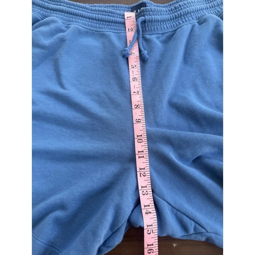 GAP French Terry Sweat Shorts XL Blue Elastic Drawstring Waist Comfort Pull-on